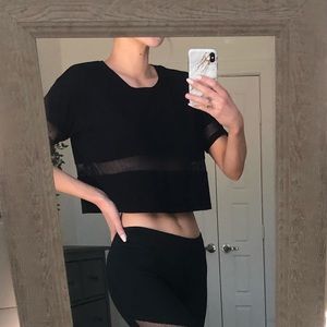 Mesh crop top